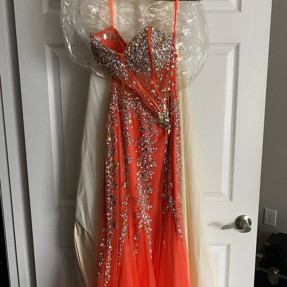 Nectarine Prom/Pageant/Evening Gown Sz S